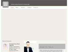 Tablet Screenshot of neuageclinic.com